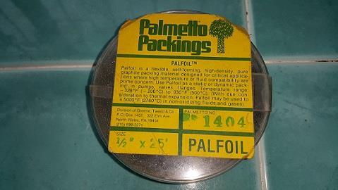 ปะเก็นกราไฟต์เทป palmetto palfoil flexible graphite tape ,palfoil,palmetto,flexble graphite tape,กราไฟต์เทป,ปะเก็นกราไฟต์,palmetto,Pumps, Valves and Accessories/Maintenance Supplies