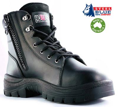 รองเท้านิรภัยหุ้มข้อ HOWLER รุ่น CANYON ZIP (เสริมซิปข้าง),รองเท้านิรัภัยเสริมซิปข้าง,รองเท้าเซฟตี้มีซิปข้าง,HOWLER,Plant and Facility Equipment/Safety Equipment/Foot Protection Equipment