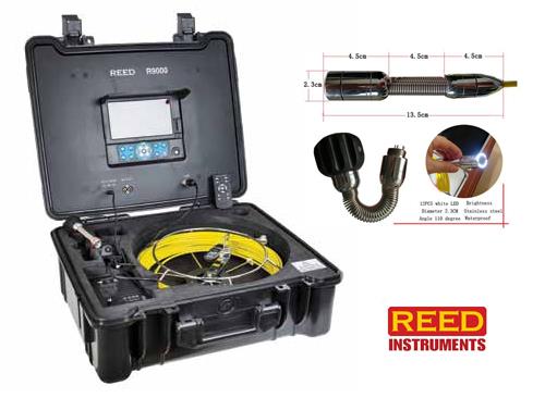 Reed R9000 Pipe Video Inspection System กล้องตรวจสอบสภาพภายในท่อ,Pipe Video Inspection System,Inspection System,Video Inspection,Reed Instruments,Automation and Electronics/Automation Equipment/Cameras