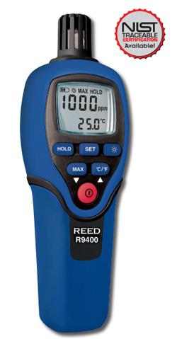Reed R9400 Carbon Monoxide Meter (CO Meter) with Temperature ,Carbon Monoxide Meter,CO Meter,Temperature ,Reed Instruments,Instruments and Controls/Measuring Equipment