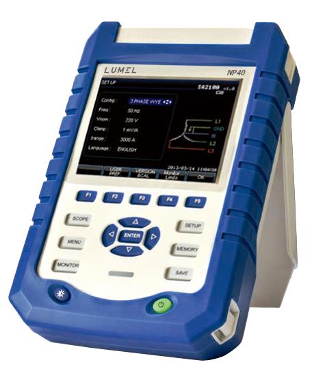 NP40 - Portable power quality analyzer,Portable power quality analyzer,LUMEL,Instruments and Controls/Meters