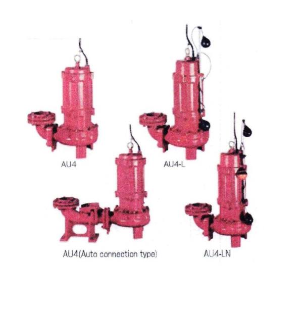 Submersible Sewage Pump : AU4 (ปั๊มจุ่ม,ไดโว่,ปั๊มแช่),KAWAMOTO, ปั๊มจุ่ม , ปั๊มแช่ , ไดโว่ , ปั๊มน้ำอุตสาหกรรม , Submersible Sewage Pump ,WATER PUMP,AU4,KAWAMOTO,Pumps, Valves and Accessories/Pumps/Sewage Pump
