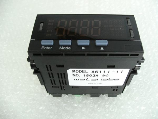 WATANABE DC Voltmeter A6111-11,WATANABE, Voltmeter, Panel Meter, A6111-11,WATANABE,Instruments and Controls/Meters