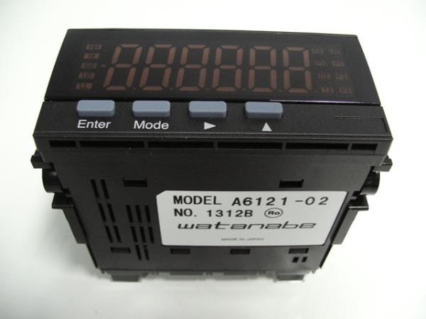 WATANABE DC Voltmeter A6121-02,WATANABE, Voltmeter, Panel Meter, A6121-02,WATANABE,Instruments and Controls/Meters