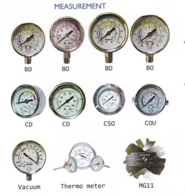 อุปกรณ์วัดอุณหภูมิBimetal Thermometers PRESSURE GAUGE เพชรเกจ SUMO, PRESSURE GAUGE  SUMO,SUMO,Industrial Services/Import/Export