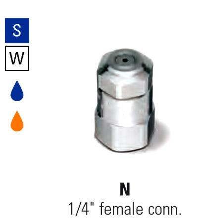 หัวฉีดสเปรย์ Fine Spray รุ่น N 1/4" female conn,spray nozzle, nozzle, spray, หัวฉีด, หัวฉีดน้ำ, หัวสเปรย์, fine Spray, hydraulic nozzle,Spraying System,Machinery and Process Equipment/Machinery/Spraying