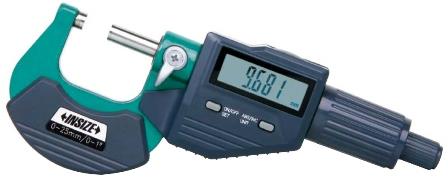 ไมโครมดิจิตอลวัดนอก (Digital Outside Micrometer),Digital Outside Micrometer, ไมโครมดิจิตอลวัดนอก,INSIZE,Instruments and Controls/Measuring Equipment