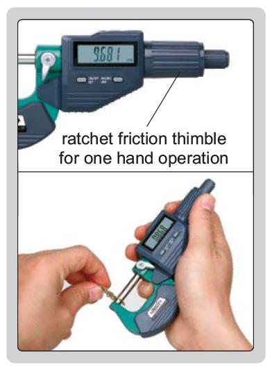 ไมโครมดิจิตอลวัดนอก (Digital Outside Micrometer)