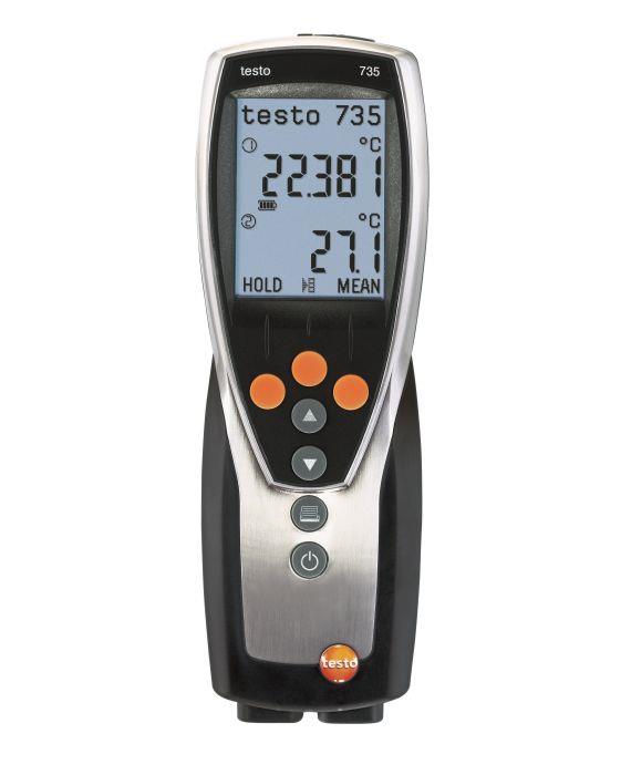 เครื่องวัดอุณหภูมิสำหรับห้องปฏิบัติการสอบเทียบ รุ่น testo 735,testo 735-1, testo 735-2, testo 735, temperature measuring, เครื่องมือวัดอุณหภูมิ, เครื่องวัดอุณหภูมิสำหรับห้องปฏิบัติการสอบเทียบ,testo,Instruments and Controls/Thermometers