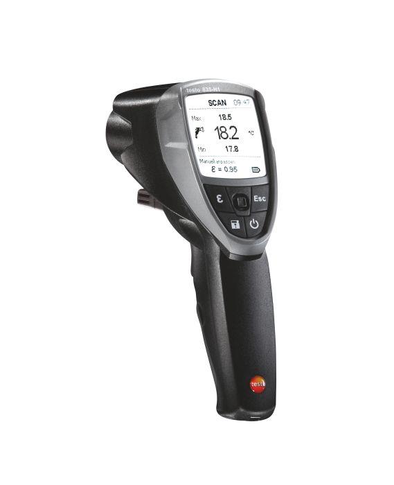 เครื่องวัดอุณหภูมิแบบอินฟราเรดและความชื้น รุ่น testo 835-H1,testo 835-H1, 0560 8353, เครื่องวัดอุณหภูมิแบบอินฟราเรด, infrared thermometer, IR thermometer, 4 point laser, Infrared thermometer plus moisture measuring,testo,Instruments and Controls/Thermometers