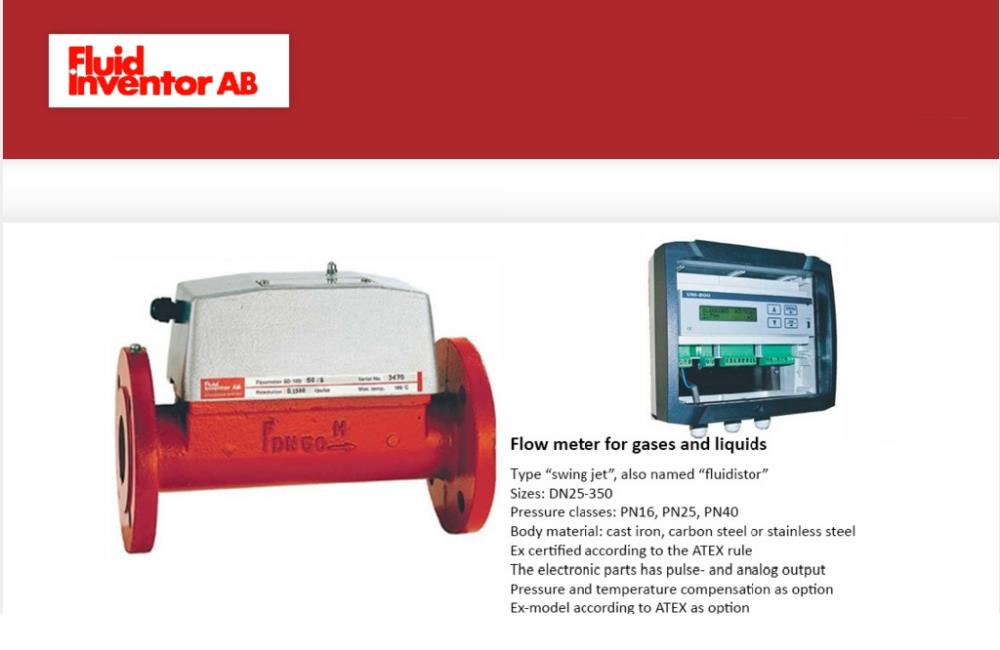 Gas Flowmeter GD-100 (Fluidistor meter for gases),Gas Flowmeter,GD-100,Fluidistor meter for gases,Fluid Oscillation,Flow meter,Fluid Inventor,Biogas,Fluid Inventor,Instruments and Controls/Flow Meters