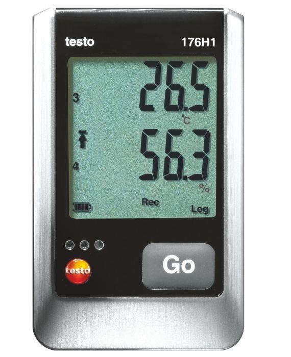 เครื่องวัดบันทึกค่าอุณหภูมิและความชื้น รุ่น testo 176-H1,testo 176-H1, testo 176 H1, เครื่องวัดบันทึกค่าอุณหภูมิและความชื้น, 0572 1765, data logger, testo, temperature and humidity data logger,testo,Instruments and Controls/Recorders