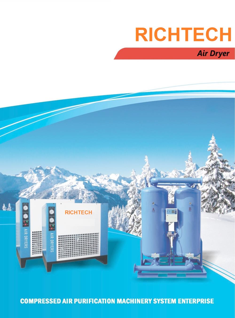 เครื่องทำลมแห้ง , Air dryer,เครื่องทำลมแห้ง , air dryer,RICHTECH,Machinery and Process Equipment/Dryers
