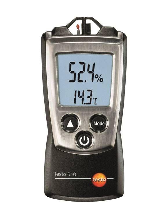 เครื่องมือวัดอุณหภูมิและความชื้นสัมพัทธ์ รุ่น testo 610,testo 610, เครื่องมือวัดอุณหภูมิและความชื้นสัมพัทธ์, thermohygrometer, 0560 0610, humidity,testo,Instruments and Controls/Thermometers