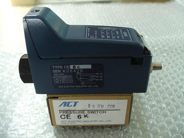ACT Pressure Switch CE6K,CE6K, CE-6K, ACT CE6K, Pressure Switch CE6K, ACT, Pressure Switch, ACT Pressure Switch,ACT,Instruments and Controls/Instruments and Instrumentation