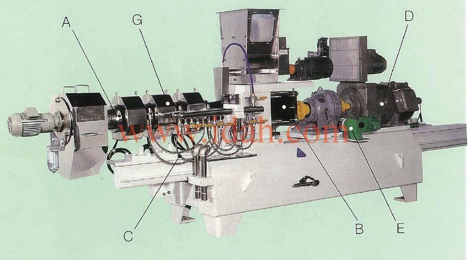 เครื่องอัดอาหารสัตว์ Twin Screw Extruders Feed Mill,เครื่องอัดอาหารสัตว์,Twin Screw Extruders Feed Mill,,Machinery and Process Equipment/Mixers