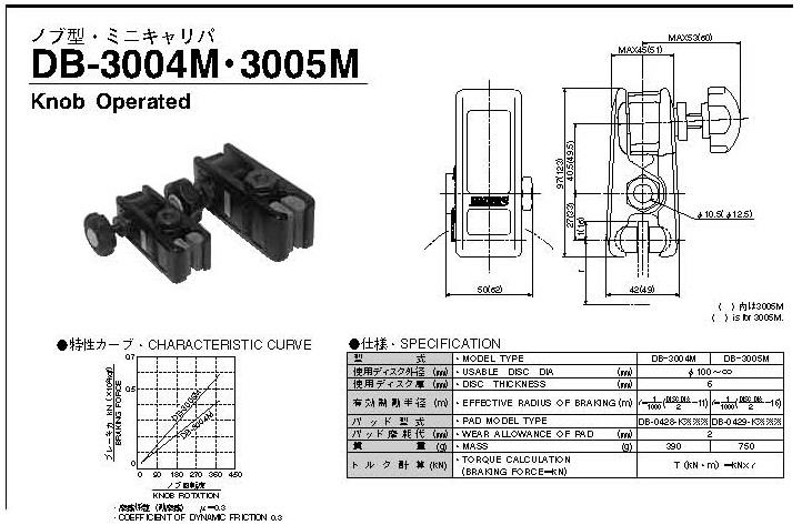 SUNTES Mini Caliper DB-3005M-01