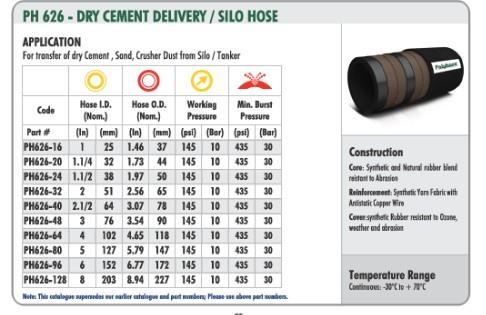 สายซีเมนต์ Cement Delivery Hose,สายซีเมนต์, สายส่งซีเมนต์, ซีเมนต์, cement hose, cement delivery hose,Exitflex,Pumps, Valves and Accessories/Hose