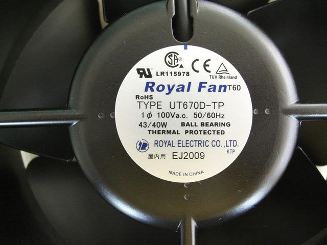ROYAL Axial Fan UT670D-TP
