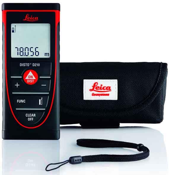 เครื่องวัดระยะด้วยแสงเลเซอร์ Leica DISTO D210 ราคา 6900 บาท,เครื่องวัดระยะด้วยแสงเลเซอร์ Leica DISTO D210 ,Leica,Instruments and Controls/Measuring Equipment