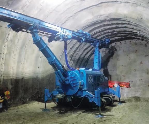 เครื่องเจาะหน้าอุโมงค์ Face Drill Tunneling