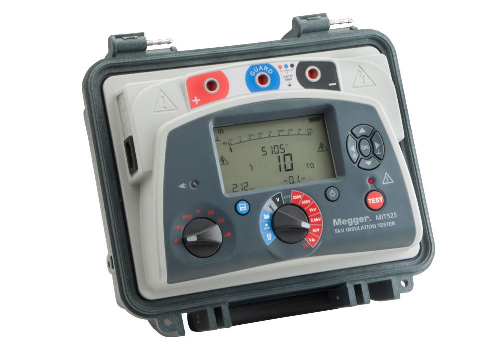 5 kV Insulation Resistance Tester,MIT 525,Megger,Electrical and Power Generation/Power Distribution Equipment