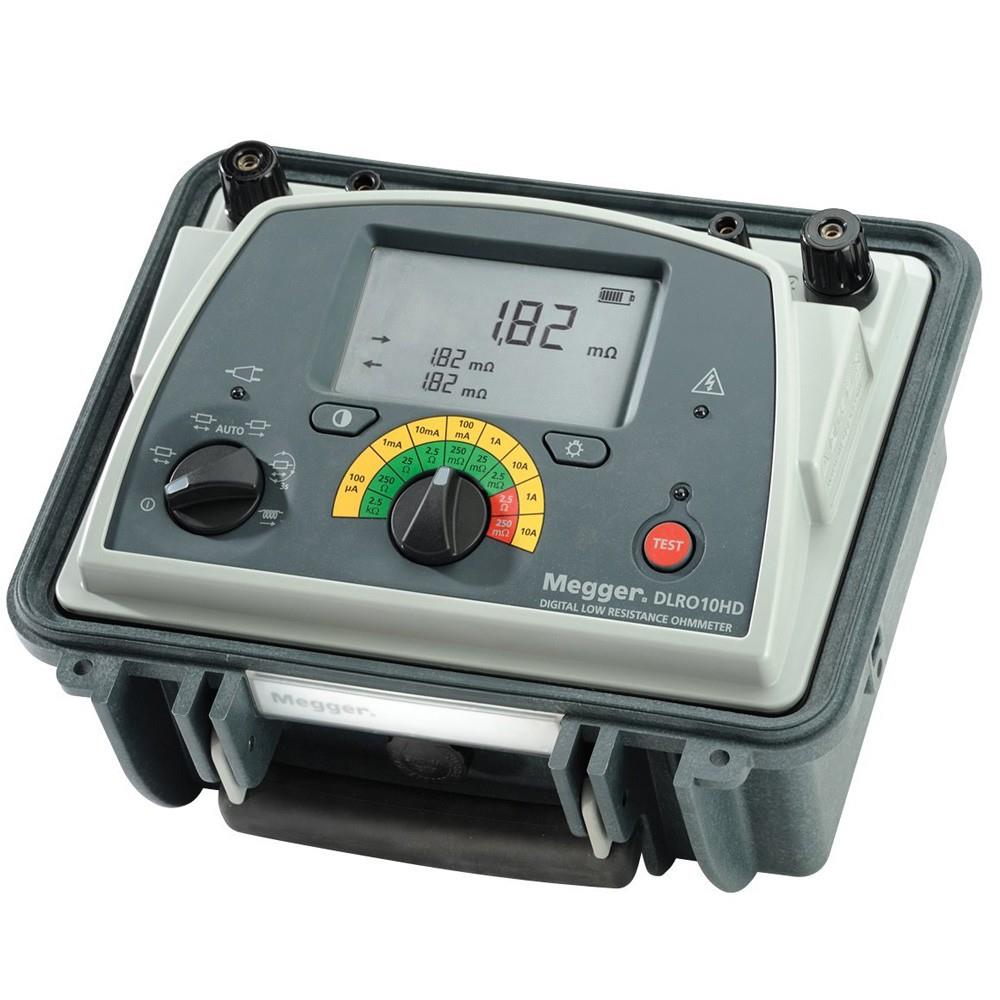 10 A Micro-Ohmmeter,DLRO10HD ,Micro-Ohmmeter,Megger,Electrical and Power Generation/Power Distribution Equipment