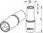 Socket for pentagon screws on brake callipers