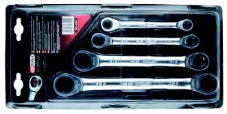 GEARplus Double ring ratcheting spanner set for TX E profile,GEARplus Double ring ratcheting spanner set for TX E profile,Kstools,Tool and Tooling/Hand Tools/Wrenches & Spanners