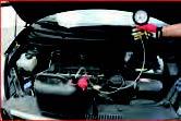 Master fuel injection system pressure test set for petrol engines