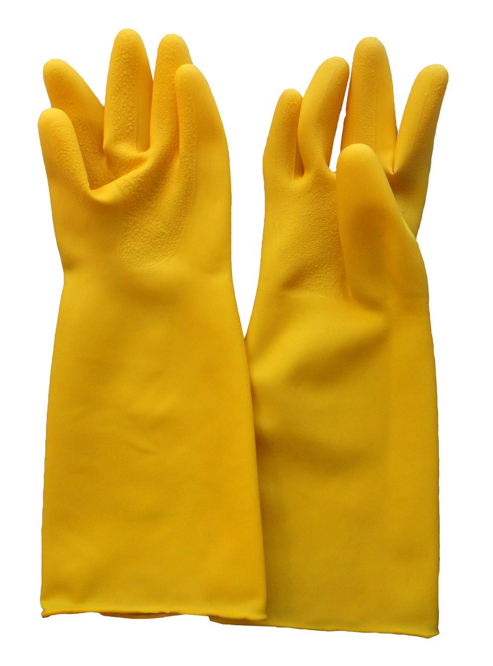 ถุงมือยางธรรมชาติ,ถุงมือยางสีเหลือง,DINO,Plant and Facility Equipment/Safety Equipment/Gloves & Hand Protection