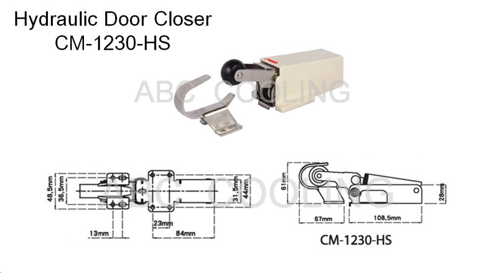 ตัวปิดประตูไฮโดรลิค (Hydraulic Door Closer),ตัวปิดประตูไฮโดรลิค,Hydraulic Door Closer,door closer,ตัวปิดประตูห้องเย็น,ตัวปิดประตูสวิงห้องเย็น,ตัวปิดประตูอัตโนมัติห้องเย็น,โช็คประตูห้องเย็น,CM-1230-HS,CM-1230-HSL,Coolmax,ที่ปิดประตูไฮโดรลิคห้องเย็น,ประตูห้องเย็น,อุปกรณ์ห้องเย็น,อุปกรณ์ประตูห้องเย็น,ไฮโดรลิคประตูห้องเย็น,โช็คไฮโดรลิคห้องเย็น.ห้องเย็น.closer door,door cold room,อุปกรณ์เสริมประตูห้องเย็น,CoolMax,Hardware and Consumable/General Hardware