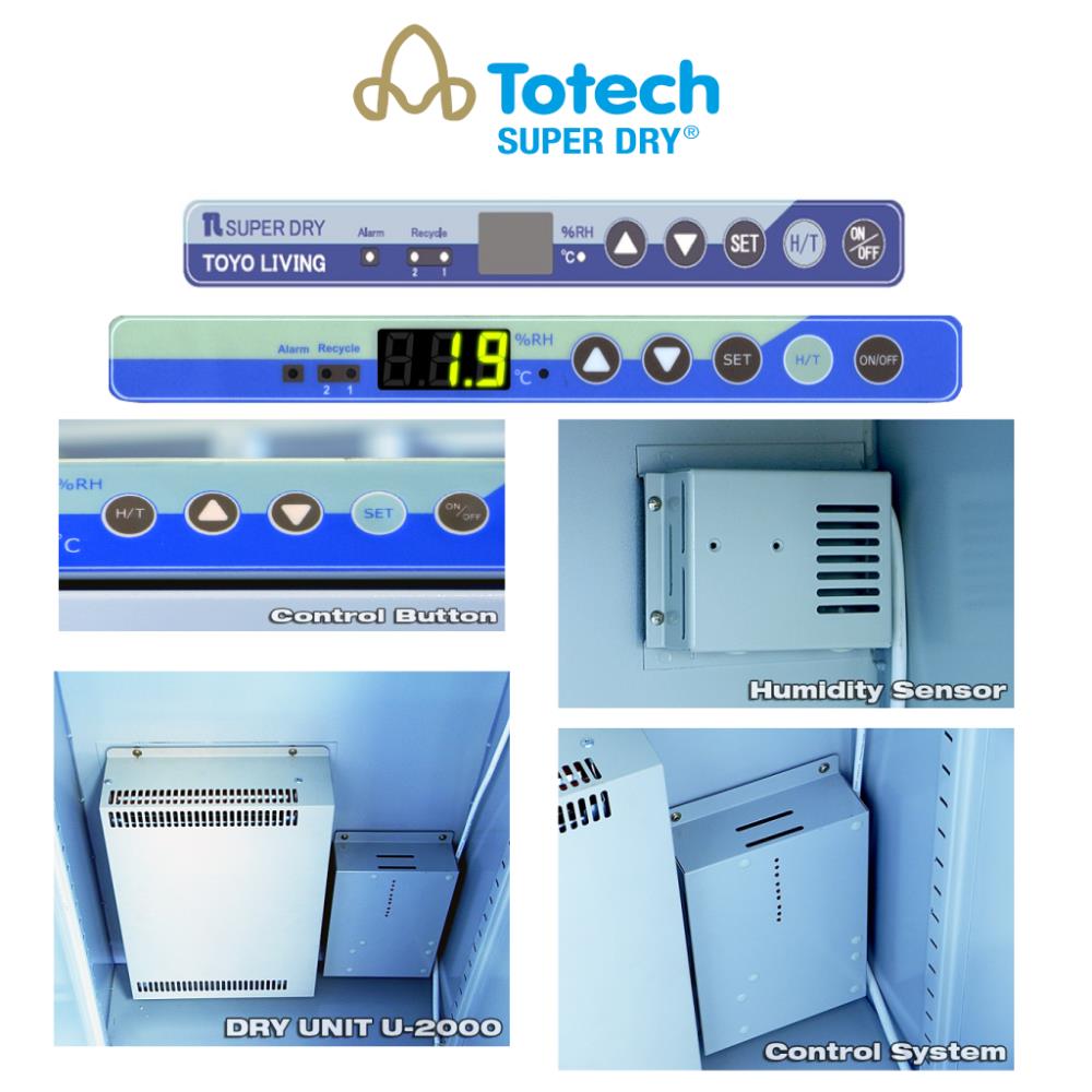 TOTECH Dry Cabinet | ตู้ควบคุมความชื้น Totech ( Toyo Living ) Super Dry : HSD-1106-01