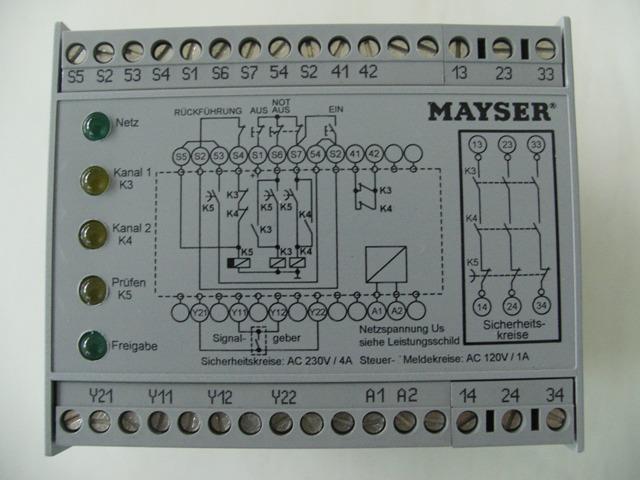 MAYSER Safety Control Unit SG-SUE 4104 NA