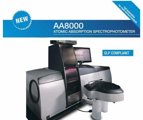 Fully Automatic Double Beam - Atomic Absorption Spectrophotometer (AA 8000),Automatic Double Beam, Atomic Absorption Spectrophotometer, LABINDIA, AA 8000,aas,LABINDIA,Instruments and Controls/Analyzers
