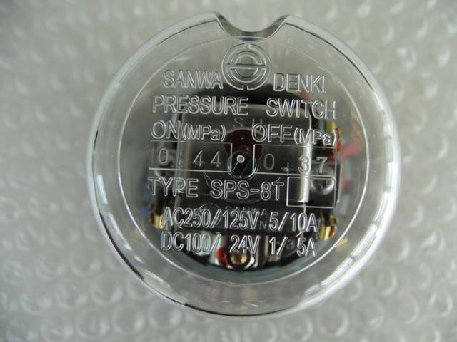 SANWA DENKI Pressure Switch SPS-8T-C, ON0.44MPa, OFF0.37MPa, Rc3/8, ZDC,SPS-8T, SPS-8T-C, SANWA SPS-8T-C, SANWA DENKI SPS-8T-C, Pressure Switch SPS-8T-C, เพรสเชอร์สวิทซ์ SPS-8T-C, SANWA, SANWA DENKI, Pressure Switch, เพรสเชอร์สวิทซ์,SANWA, SANWA DENKI,Instruments and Controls/Switches