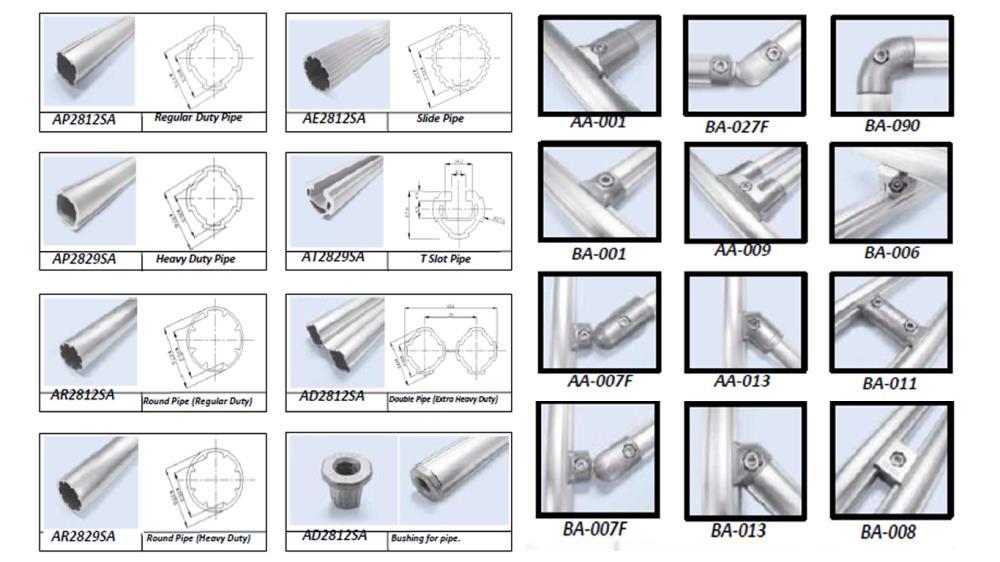 Aluminum Pipe (Green Frame),Aluminum Pipe,,Tool and Tooling/Accessories