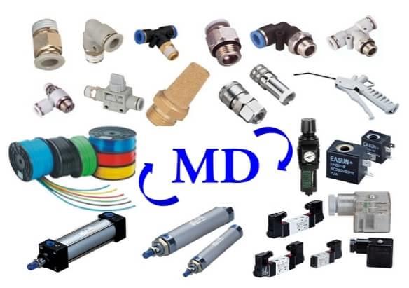 MD,ยี่ห้อ MD,SMC PARKER  NORGREN AIRTAC,Machinery and Process Equipment/Actuators