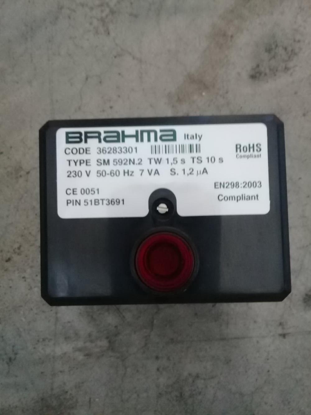 "BRAHMA" Burner Controller TYPE : SM 592 N.2 TW