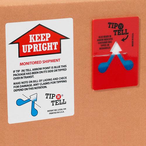 TIP N TELL Indicator,TIP N TELL, Warning Labels,TIP N TELL,Materials Handling/Labels and Tags
