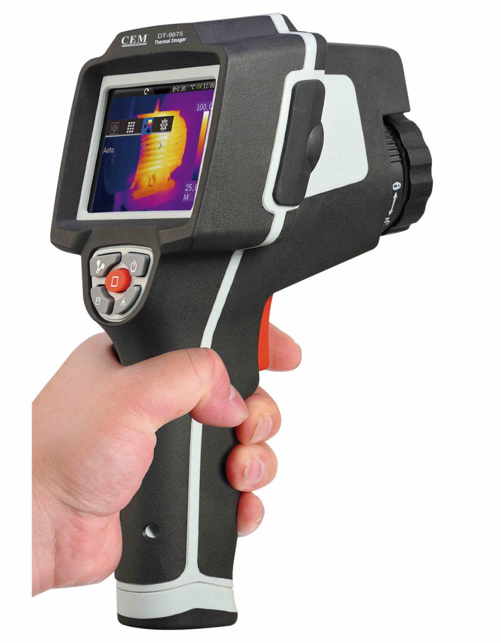 Thermal Imager (กล้องถ่ายภาพความร้อน) ยี่ห้อ CEM รุ่น DT-9875 3.5" TFT, Thermal Imager, กล้องถ่ายภาพความร้อน, เทอร์โมสแกน, Thermography camera, CEM, DT-9875,เทอร์โมสแกน ราคา,CEM,Instruments and Controls/Thermometers