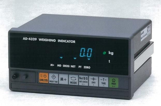 Weighing Indicator AD-4329,Weighing Indicator A&D (Japan),A&D,Instruments and Controls/Accessories/Weights
