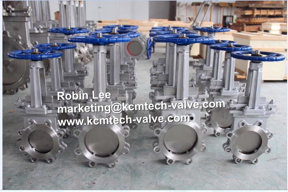 Flanged Knife Gate Valve with pneumatic Control actuator