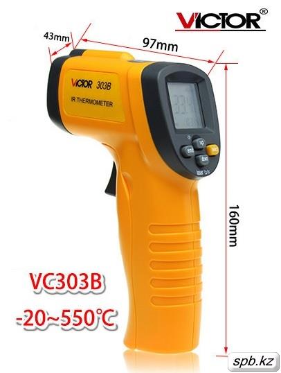 อินฟราเรดเทอร์โมมิเตอร์ (Infrared Thermometers ) รุ่น Victor 303B -32c-550c,Infrared Thermometer, Infrared, Temperature Measurement, อินฟราเรดเทอร์โมมิเตอร์, Non-contact Thermometer, Victor 303B, ปืนวัดอุณหภูมิ, ราคาถูก,Victor ,Instruments and Controls/Thermometers