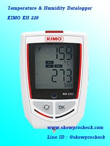 KIMO KH 220 เครื่องวัดและบันทึกค่าอุณหภูมิ ความชื้น และแสง  (เก็บ 1,000,000 ข้อมูล),KIMO , KH 220  ,เครื่องวัด ,บันทึกค่าอุณหภูมิ ,ความชื้น , แสง ,  (เก็บ 1,000,000 ข้อมูล),KIMO KH 220,Instruments and Controls/Recorders