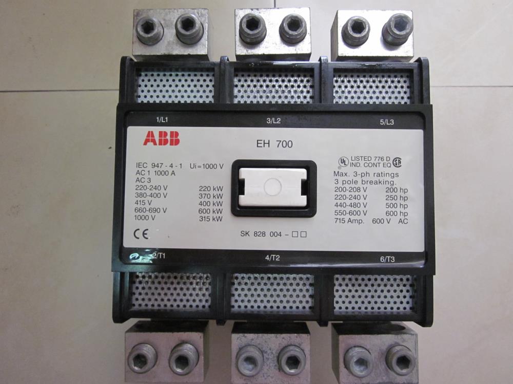 EH700 Magnetic Contactor(ABB),Contactor switch, Magnetic switch, Magnetic contactor ,AฺฺBB,Automation and Electronics/Electronic Components/Electrical Connector