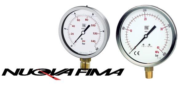 PRESSURE/VACUUM GAUGE,เกจวัดแรงดัน เกจวัดสูญญากาศ,MAITECH- Nuova Fima,Instruments and Controls/Gauges