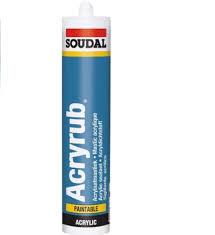 อะคริลิค ยาแนว Acrylic Sealant,อะคริลิค อุดรอยต่อ รอยแตกร้าว,Soudal,Sealants and Adhesives/Sealants