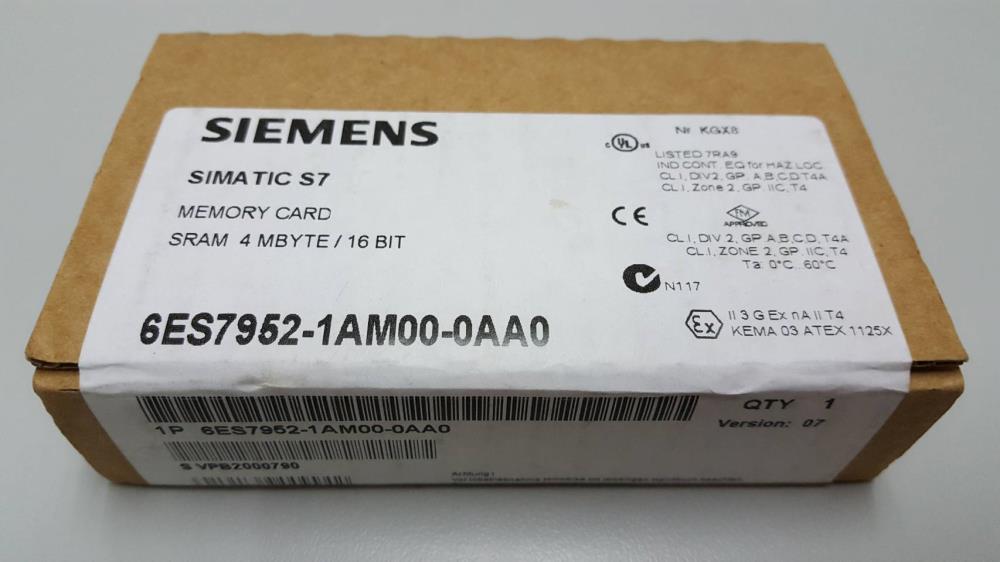 6ES7952-1AM00-0AA0,6ES7952-1AM00-0AA0,"SIEMENS",Automation and Electronics/Access Control Systems