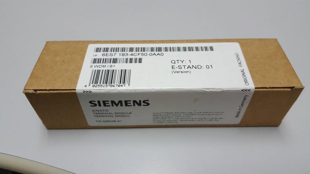 6ES7 193-4CF50-0AA0,6ES7 193-4CF50-0AA0,"SIEMENS",Automation and Electronics/Access Control Systems